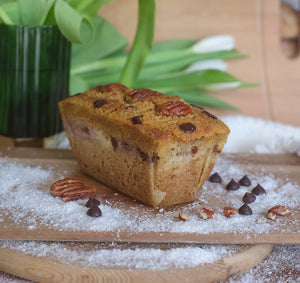 Chocolate Chip Pecan Coconut Kamut Cake