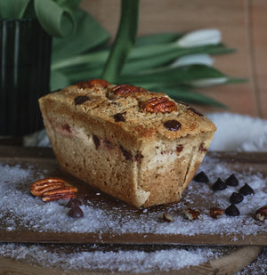 Chocolate Chip Pecan Coconut Kamut Cake