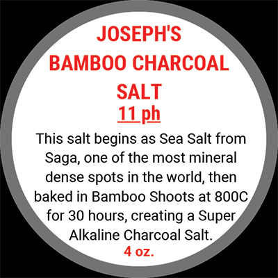 Bamboo Charcoal Salt - 2oz