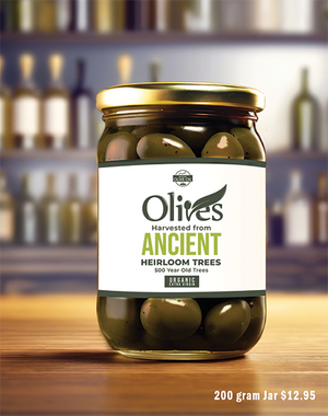 Olives from Ancient Heirloom Trees - 8 oz